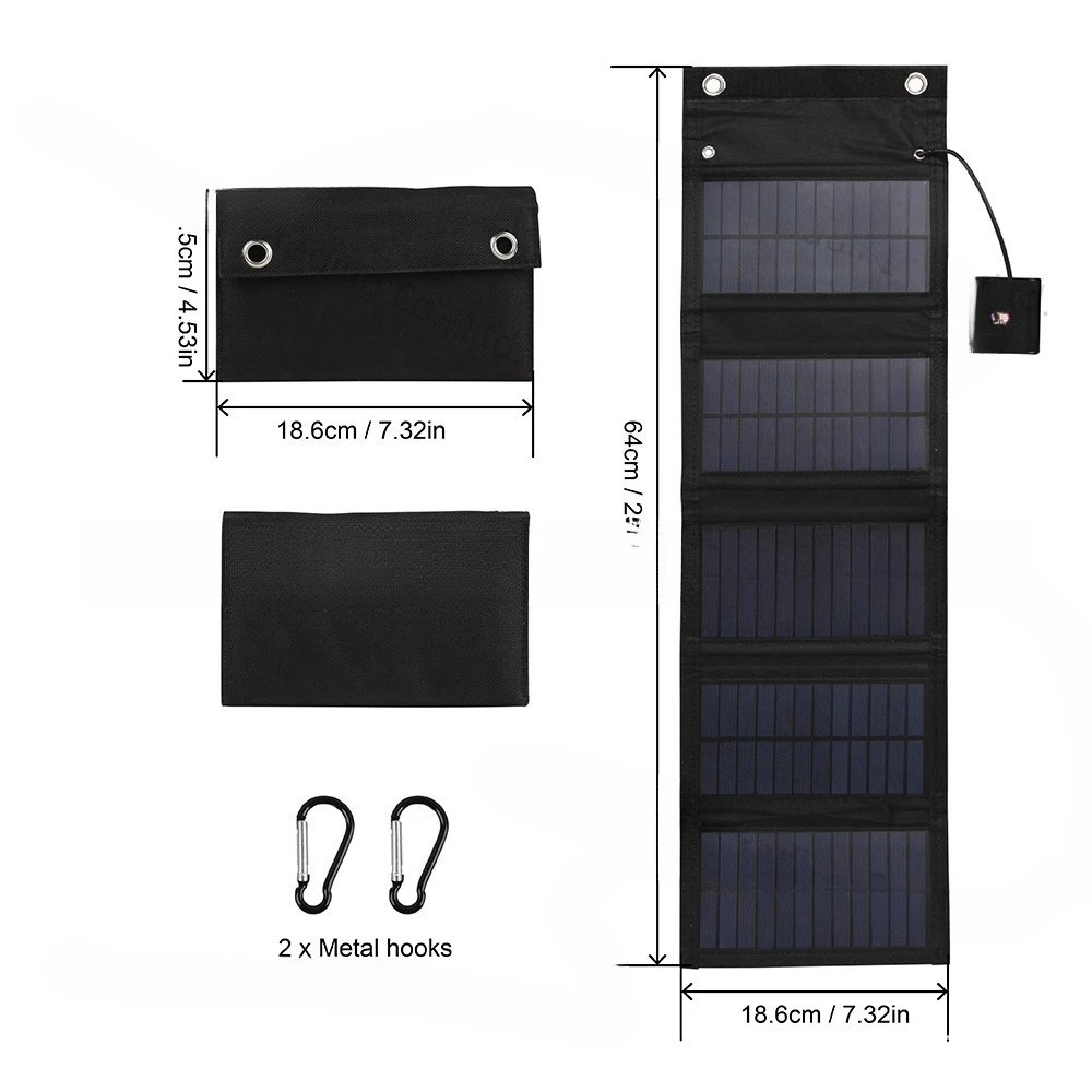 Solar Emergency Charger - Cargador solar plegable del panel solar