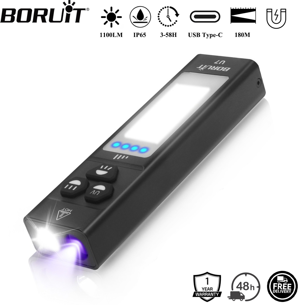 Fishing Kit Compact - BORUiT U7 UV LED EDC linterna