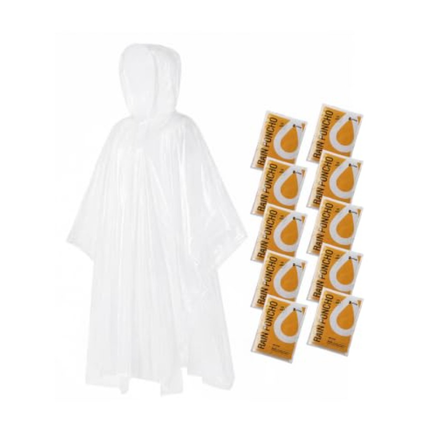 Emergency Poncho Rain - Ponchos de Lluvia Desechables para Adultos,