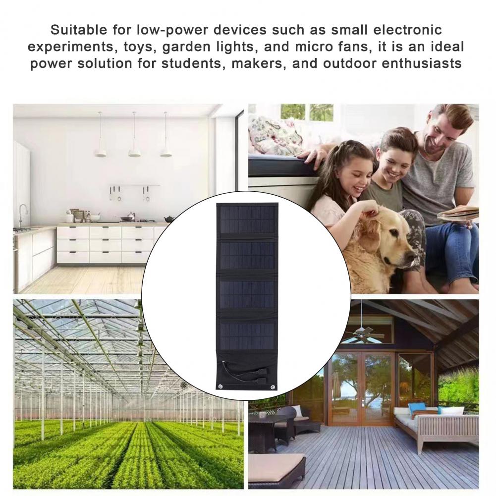 Solar Emergency Charger - Panel Solar Ligero y Plegable de