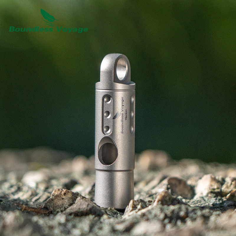 Silbato de titanio para viaje  - Emergency Whistle Loud reseña y precio