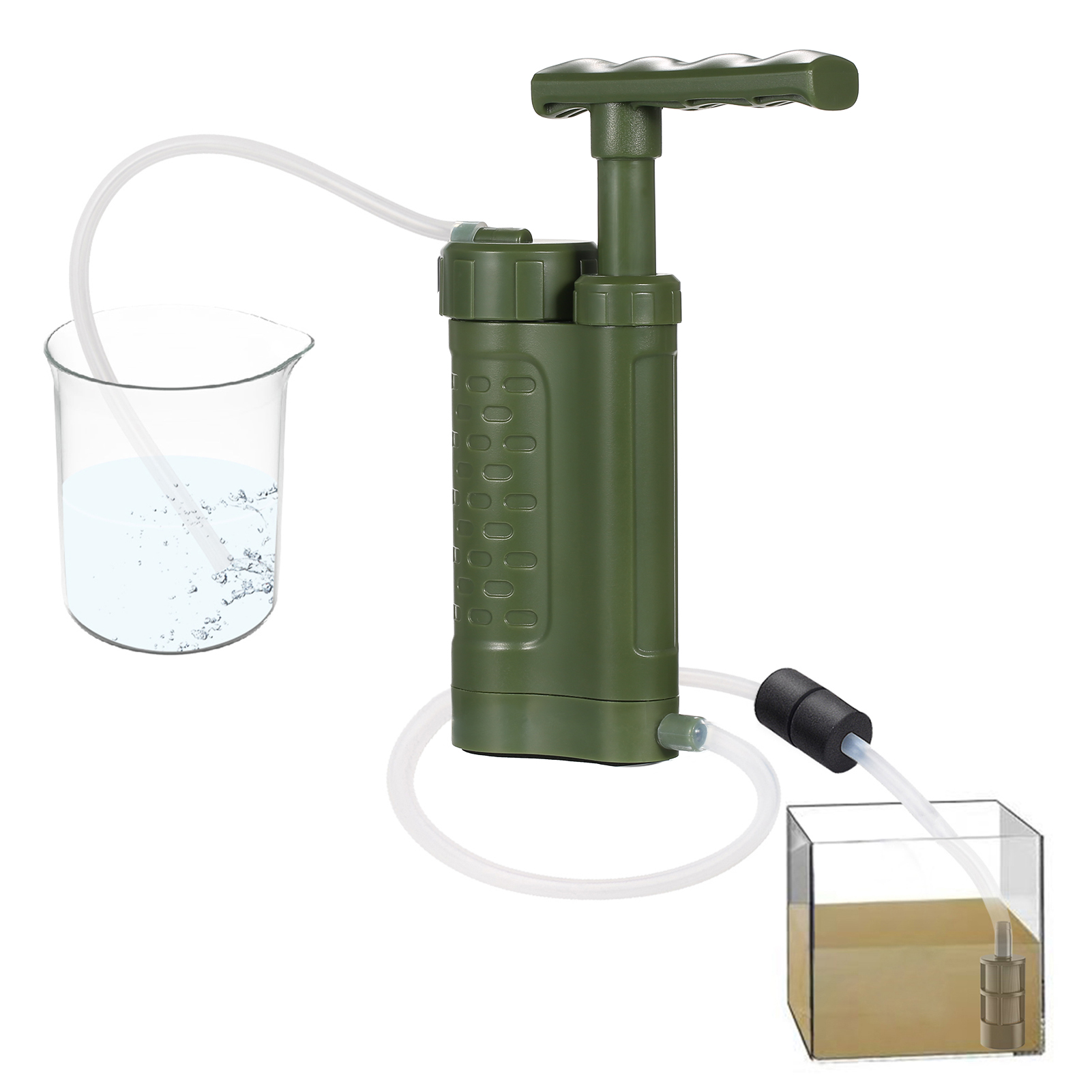 Bomba purificadora de agua, si - Water Purification Straw reseña y precio