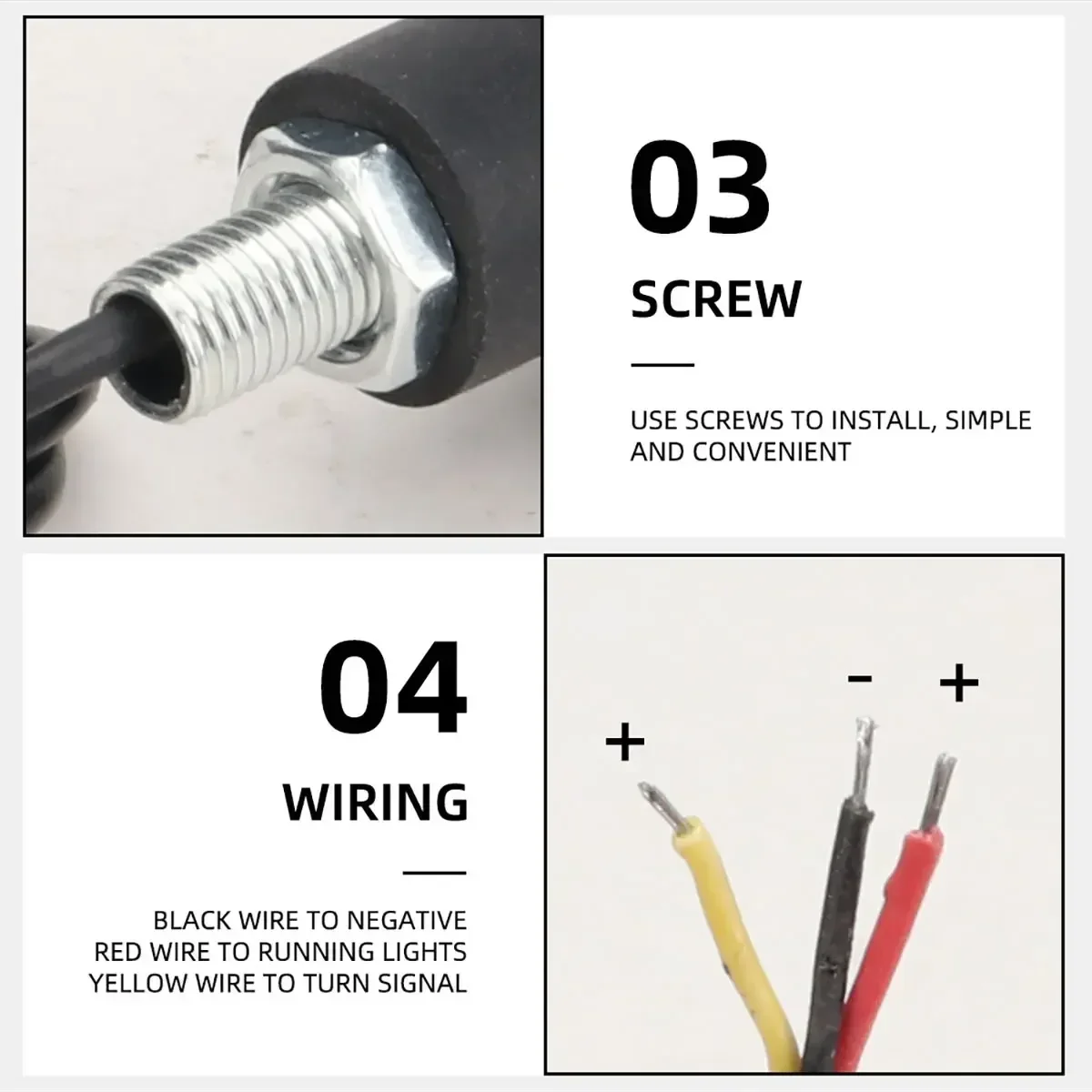 Luces LED de señal de giro par - Sos Light Strobe reseña y precio