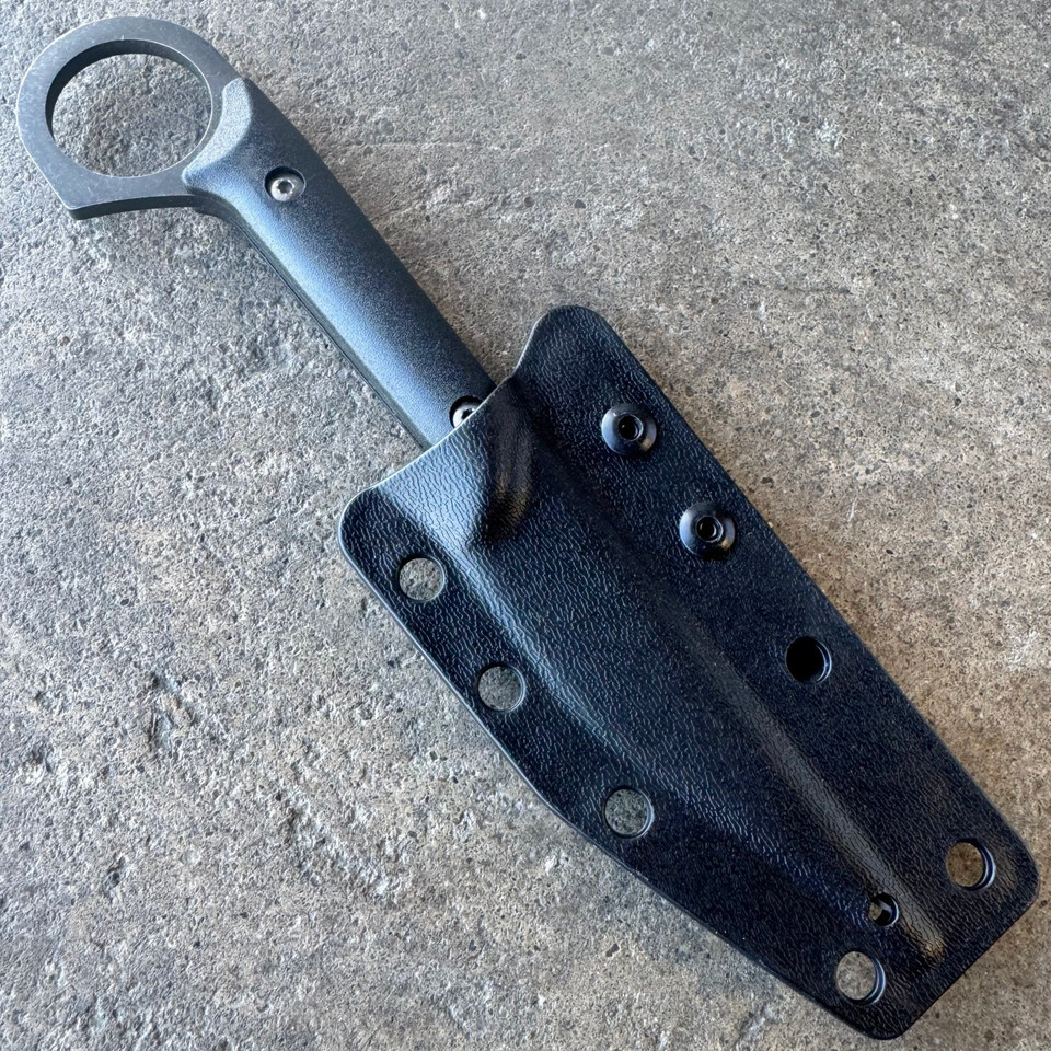 Cuchillo de hoja fija negro co - Bushcraft Knife Fixed reseña y precio