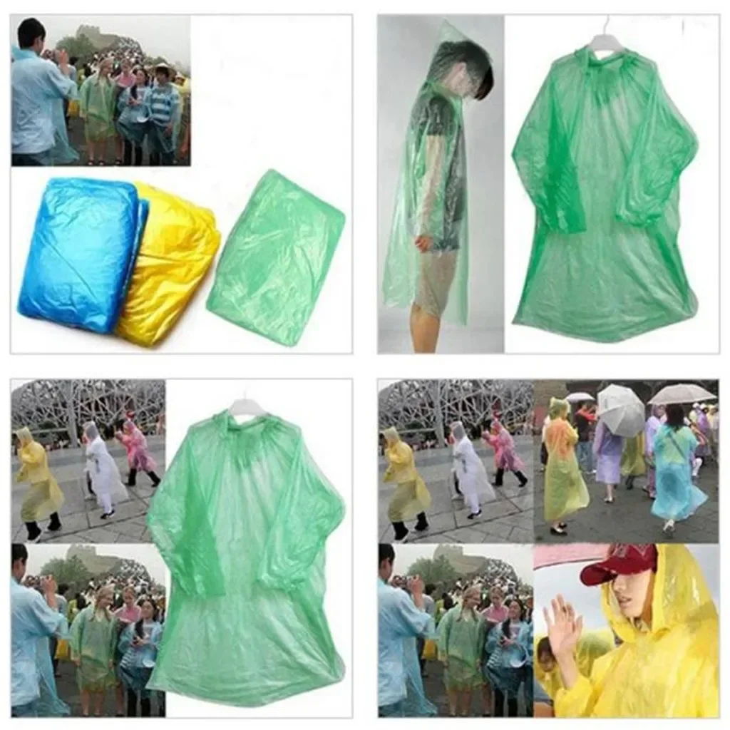 Chubasquero desechable para ni - Emergency Poncho Rain reseña y precio