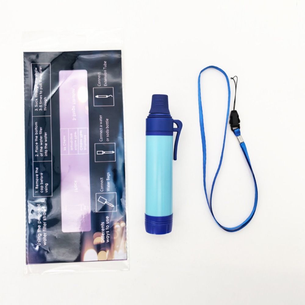 Mini filtro de agua portátil t - Water Purification Straw reseña y precio